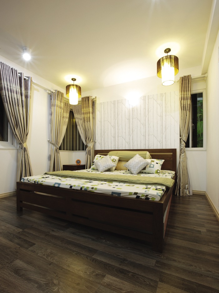 Đèn phân bố trong phòng ngủ cần căn cứ theo phương vị chung quanh giường và phong cách nội thất phòng ngủ