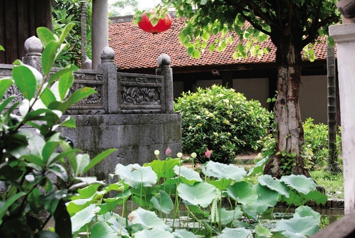 Trong nếp nhà truyền thống, giữa nhà và sân vườn, hàng hiên, bao cảnh luôn có quan hệ hỗ trợ, nương tựa vào nhau, dẫn dắt và che chắn hợp lý