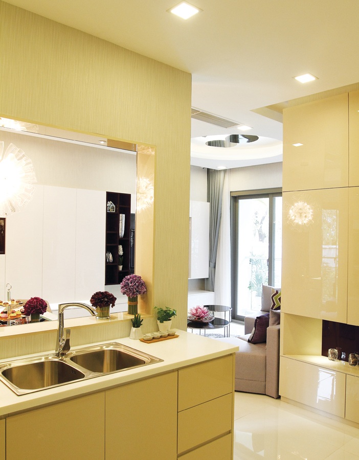 Trang trí giản dị, sáng sủa và có điểm nhấn đúng chỗ là cách hữu hiệu khi bài trí nhà nhỏ