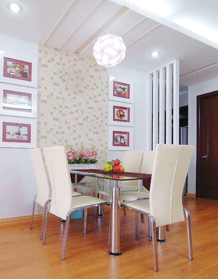 Trang trí giản dị, sáng sủa và có điểm nhấn đúng chỗ là cách hữu hiệu khi bài trí nhà nhỏ