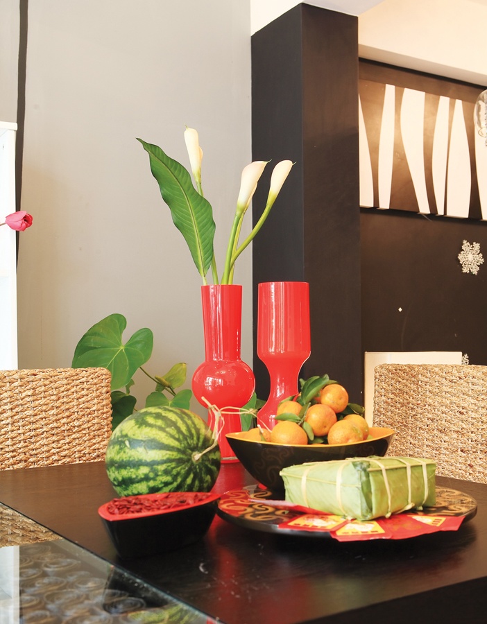 Những góc nhỏ nếu khéo sắp xếp vẫn có thể tạo nên điểm nhấn sinh khí cho ngôi nhà thêm sắc xuân