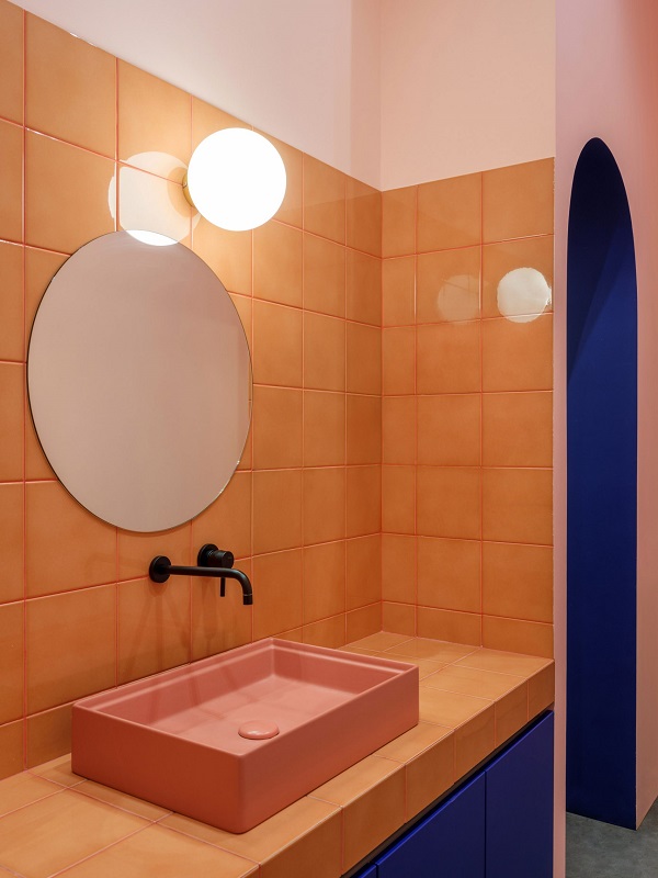 5 mẫu thiết kế nội thất sử dụng màu cam san hô - 1