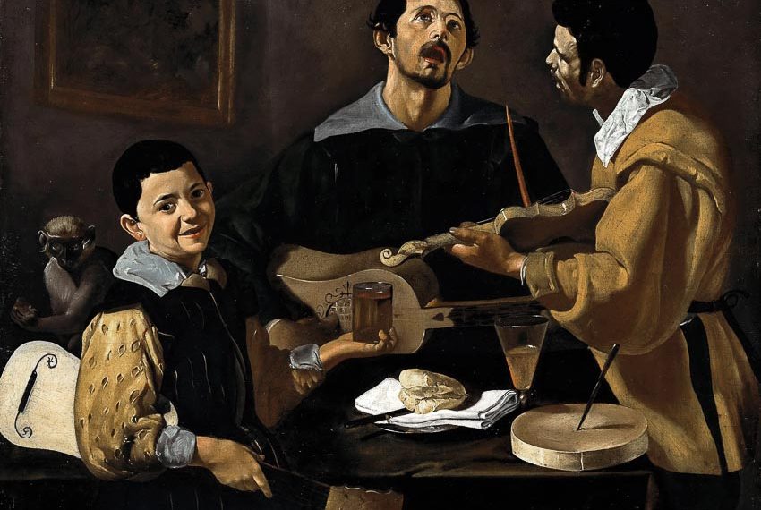 Ba nhạc công - tranh Diego Velázquez (khoảng 1618)