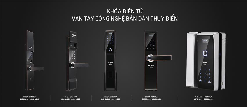 5 dòng Khóa điện tử Vickini mới